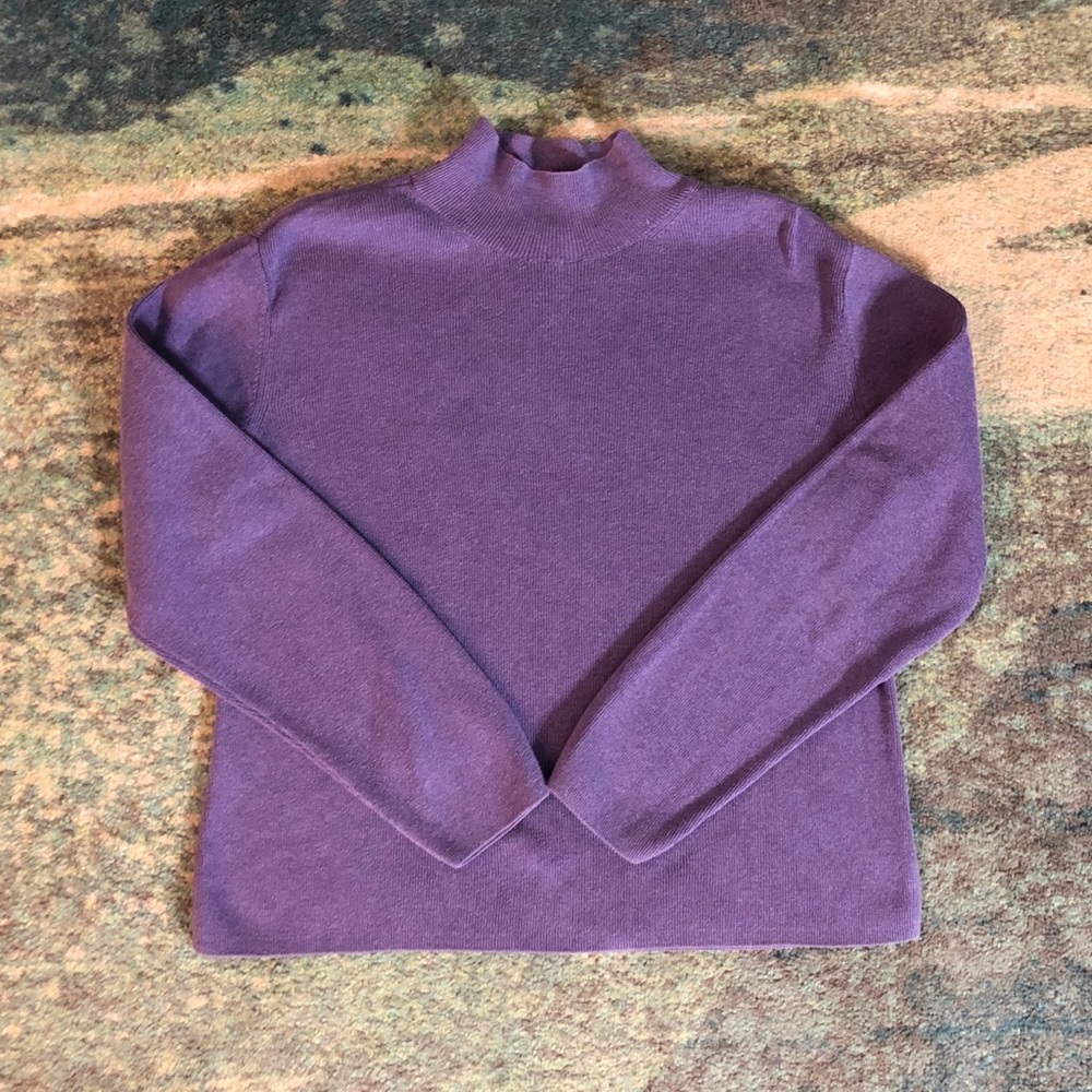 Talbots Purple Sweater L